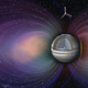 Artist’s concept of Juno sweeping through Jupiter’s powerful magnetic field. Image: NASA/JPL-Caltech
